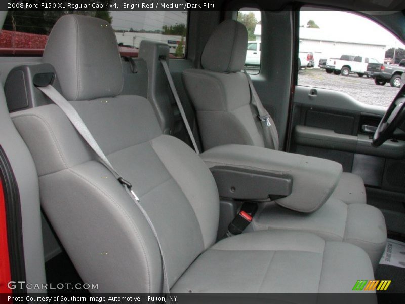 Bright Red / Medium/Dark Flint 2008 Ford F150 XL Regular Cab 4x4