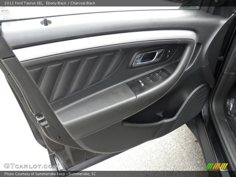 Ebony Black / Charcoal Black 2011 Ford Taurus SEL