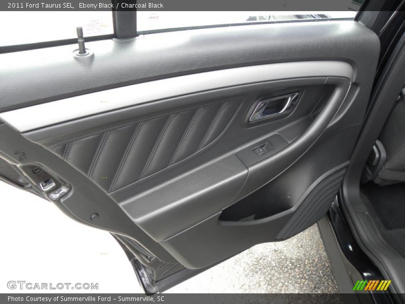 Ebony Black / Charcoal Black 2011 Ford Taurus SEL