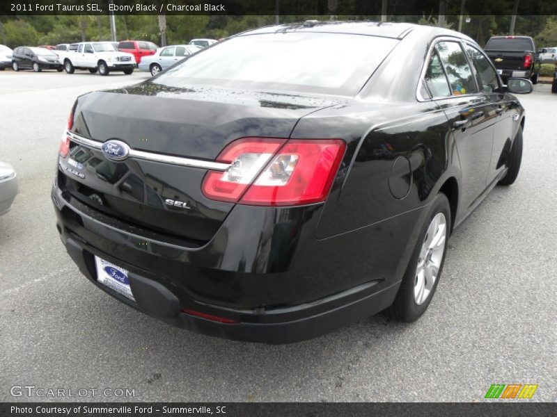 Ebony Black / Charcoal Black 2011 Ford Taurus SEL