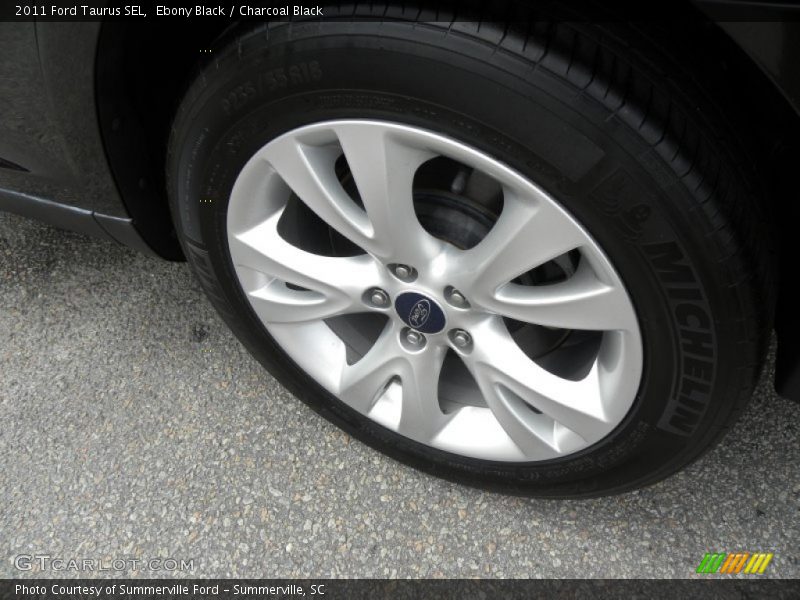 Ebony Black / Charcoal Black 2011 Ford Taurus SEL