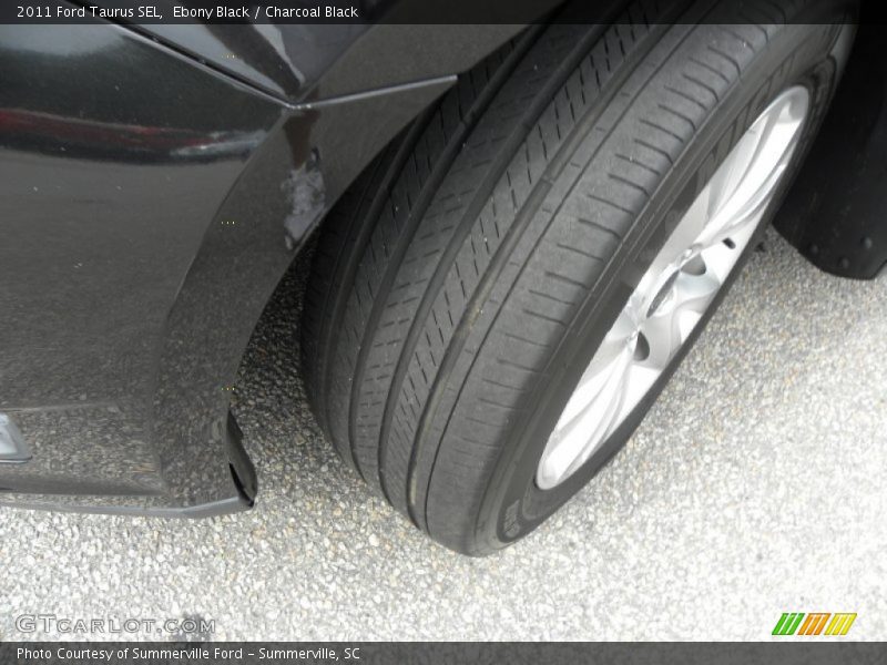 Ebony Black / Charcoal Black 2011 Ford Taurus SEL