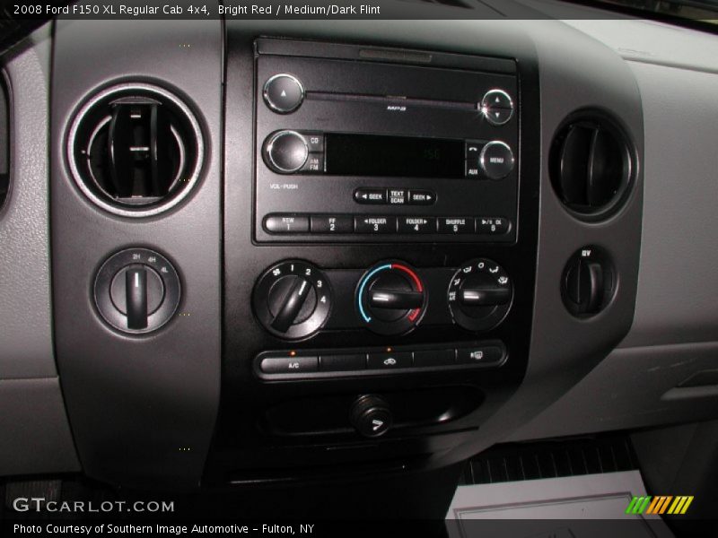 Bright Red / Medium/Dark Flint 2008 Ford F150 XL Regular Cab 4x4