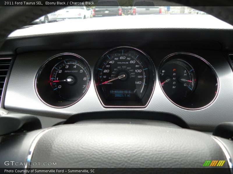 Ebony Black / Charcoal Black 2011 Ford Taurus SEL