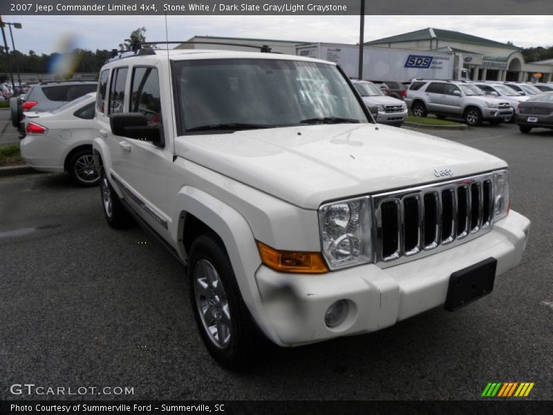 Stone White / Dark Slate Gray/Light Graystone 2007 Jeep Commander Limited 4x4