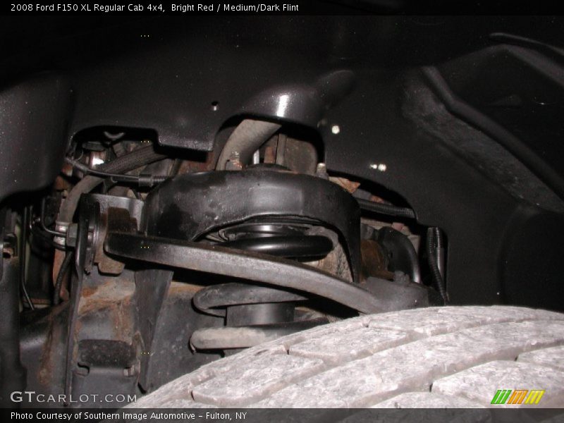 Bright Red / Medium/Dark Flint 2008 Ford F150 XL Regular Cab 4x4