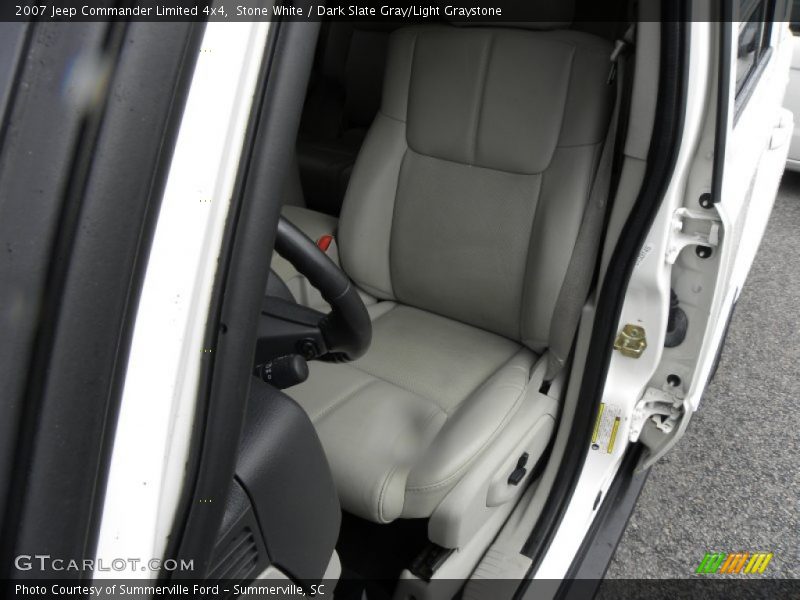 Stone White / Dark Slate Gray/Light Graystone 2007 Jeep Commander Limited 4x4