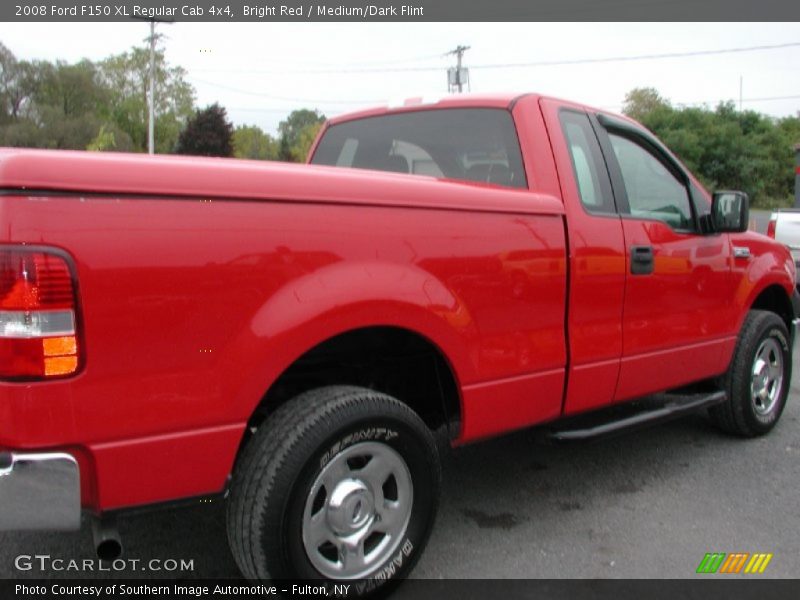 Bright Red / Medium/Dark Flint 2008 Ford F150 XL Regular Cab 4x4