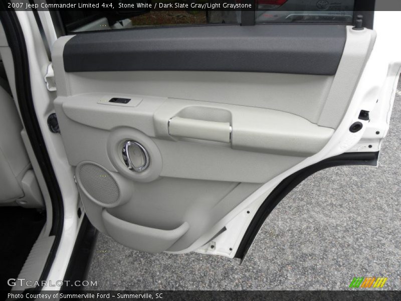Stone White / Dark Slate Gray/Light Graystone 2007 Jeep Commander Limited 4x4