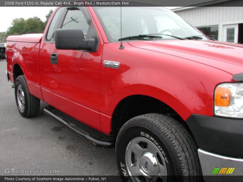 Bright Red / Medium/Dark Flint 2008 Ford F150 XL Regular Cab 4x4
