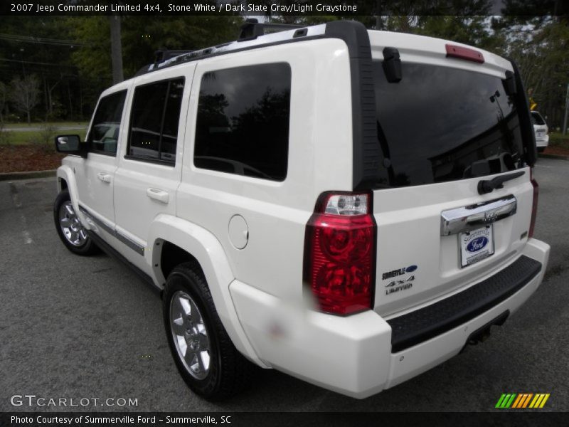 Stone White / Dark Slate Gray/Light Graystone 2007 Jeep Commander Limited 4x4