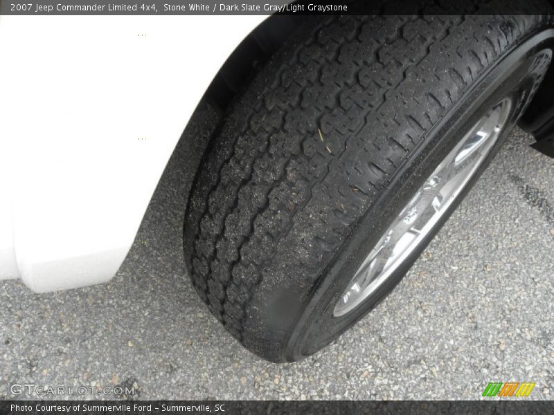 Stone White / Dark Slate Gray/Light Graystone 2007 Jeep Commander Limited 4x4
