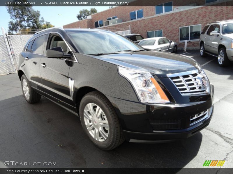 Black Ice Metallic / Light Titanium/Ebony 2013 Cadillac SRX Luxury AWD