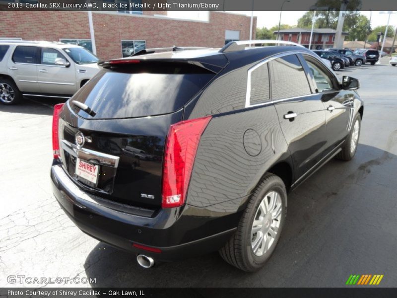 Black Ice Metallic / Light Titanium/Ebony 2013 Cadillac SRX Luxury AWD