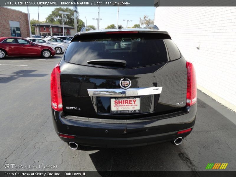 Black Ice Metallic / Light Titanium/Ebony 2013 Cadillac SRX Luxury AWD