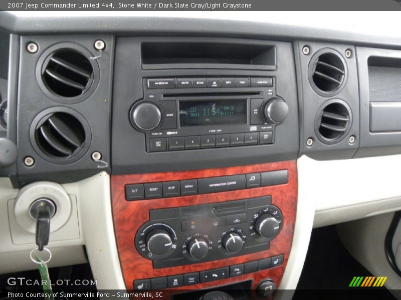 Stone White / Dark Slate Gray/Light Graystone 2007 Jeep Commander Limited 4x4