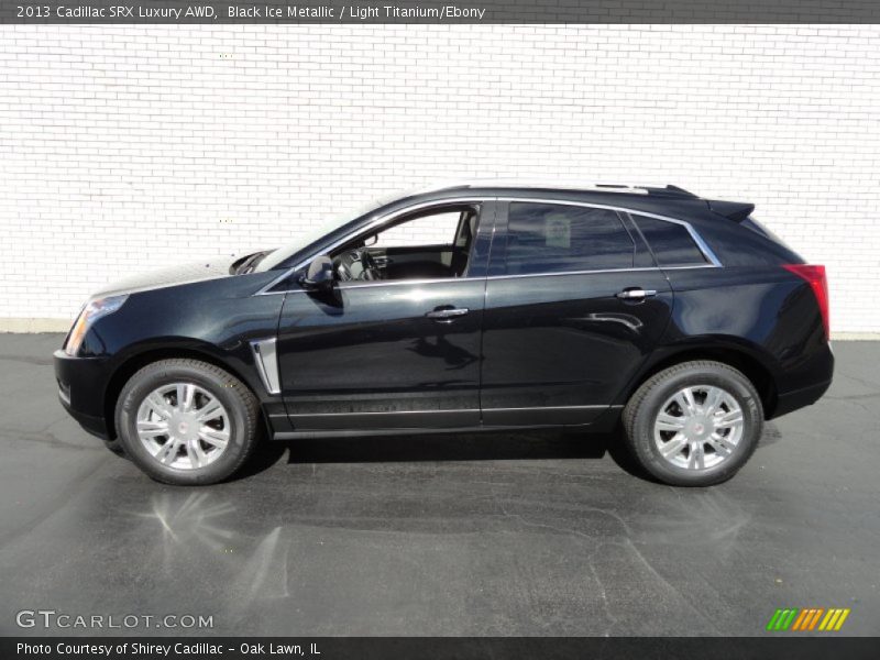 Black Ice Metallic / Light Titanium/Ebony 2013 Cadillac SRX Luxury AWD