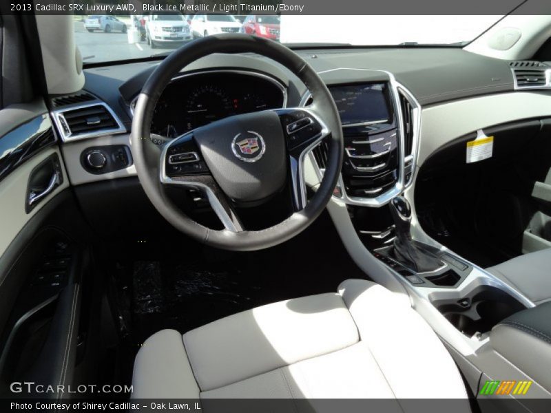 Black Ice Metallic / Light Titanium/Ebony 2013 Cadillac SRX Luxury AWD