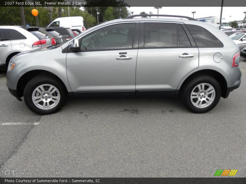 Pewter Metallic / Camel 2007 Ford Edge SEL