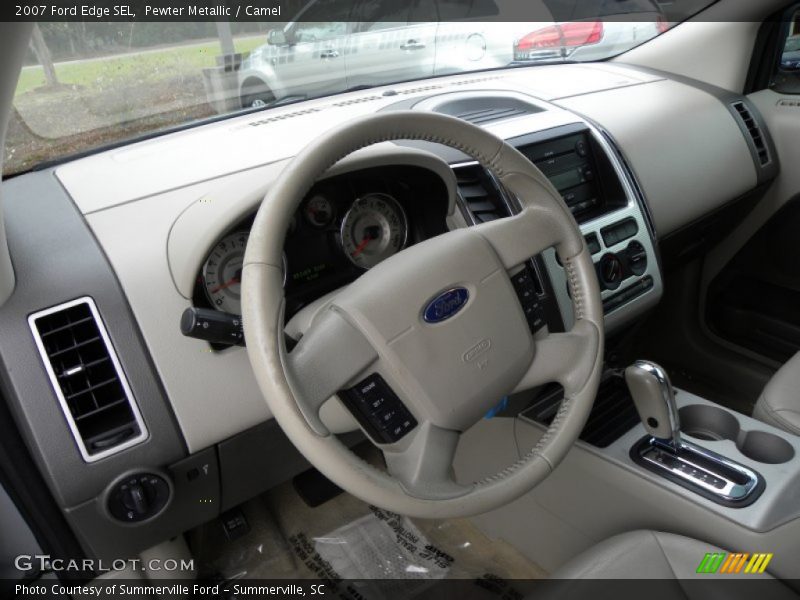 Pewter Metallic / Camel 2007 Ford Edge SEL