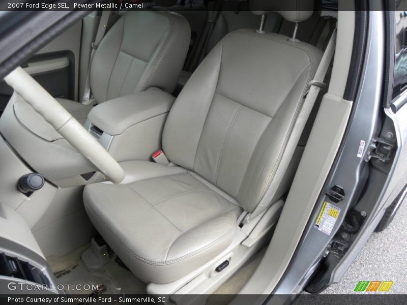 Pewter Metallic / Camel 2007 Ford Edge SEL