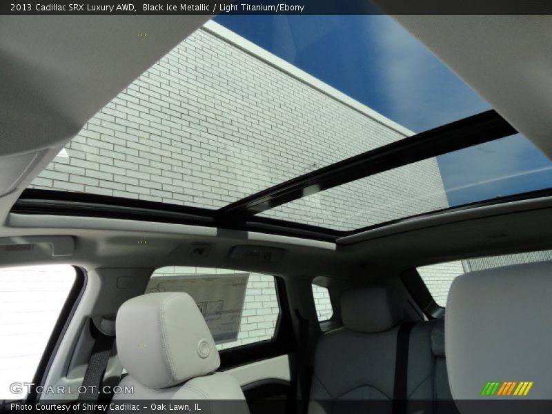 Black Ice Metallic / Light Titanium/Ebony 2013 Cadillac SRX Luxury AWD
