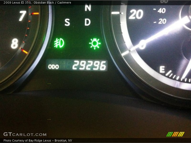 Obsidian Black / Cashmere 2009 Lexus ES 350