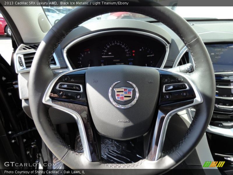 Black Ice Metallic / Light Titanium/Ebony 2013 Cadillac SRX Luxury AWD