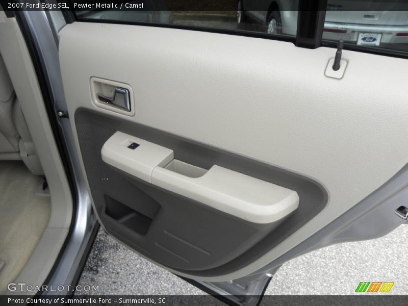 Pewter Metallic / Camel 2007 Ford Edge SEL