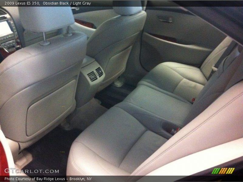 Obsidian Black / Light Gray 2009 Lexus ES 350