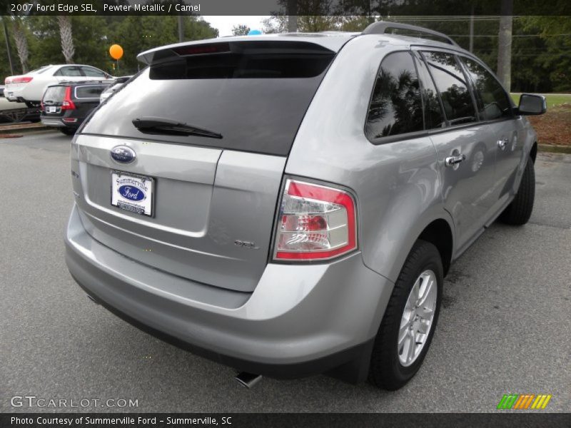 Pewter Metallic / Camel 2007 Ford Edge SEL