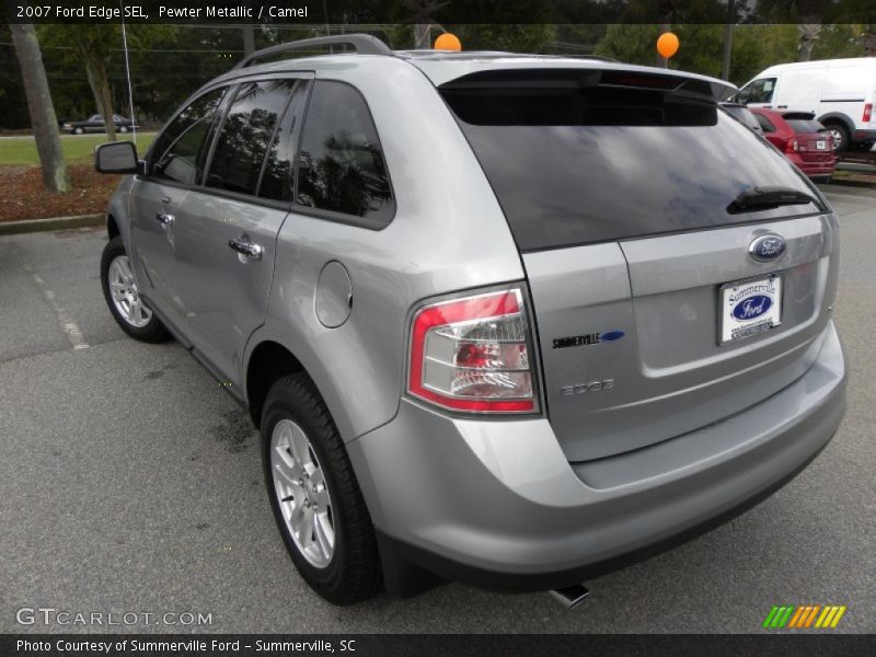 Pewter Metallic / Camel 2007 Ford Edge SEL