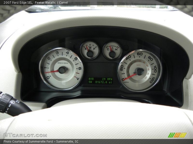Pewter Metallic / Camel 2007 Ford Edge SEL