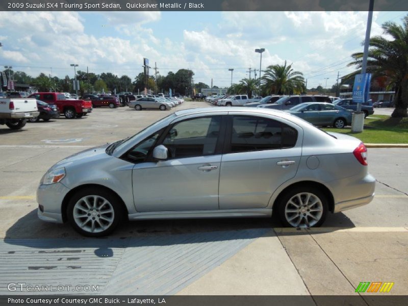 Quicksilver Metallic / Black 2009 Suzuki SX4 Touring Sport Sedan