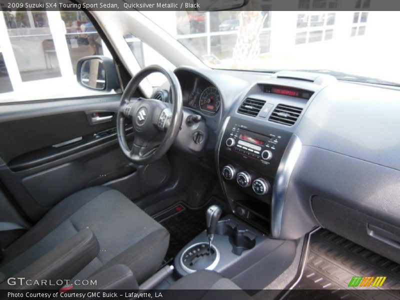 Quicksilver Metallic / Black 2009 Suzuki SX4 Touring Sport Sedan