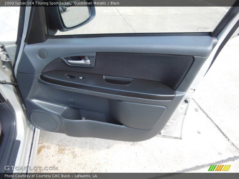 Quicksilver Metallic / Black 2009 Suzuki SX4 Touring Sport Sedan