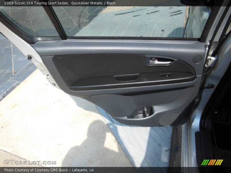 Quicksilver Metallic / Black 2009 Suzuki SX4 Touring Sport Sedan
