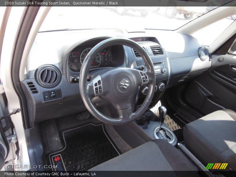 Quicksilver Metallic / Black 2009 Suzuki SX4 Touring Sport Sedan