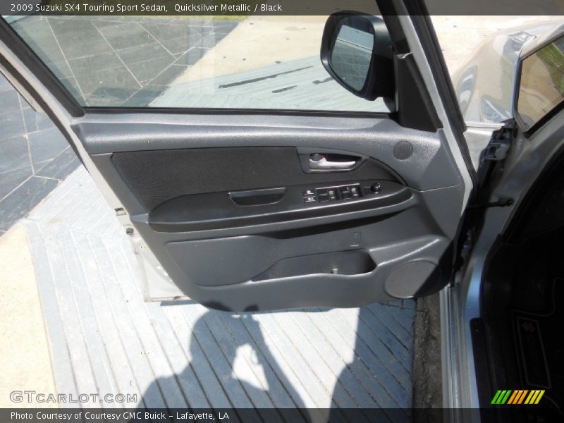 Quicksilver Metallic / Black 2009 Suzuki SX4 Touring Sport Sedan