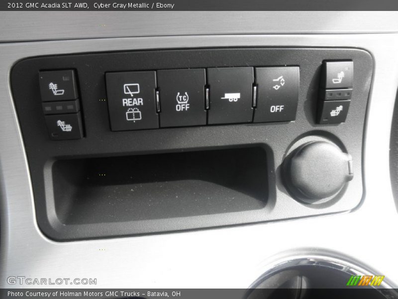 Cyber Gray Metallic / Ebony 2012 GMC Acadia SLT AWD