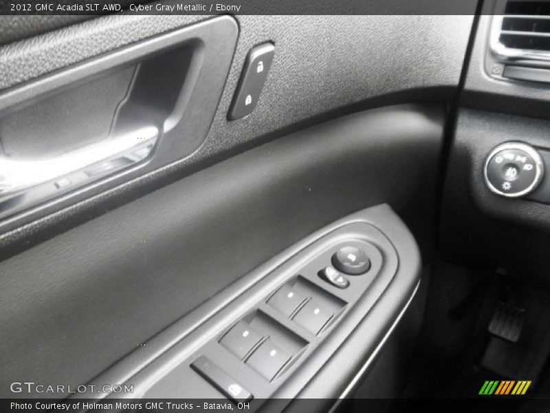 Cyber Gray Metallic / Ebony 2012 GMC Acadia SLT AWD