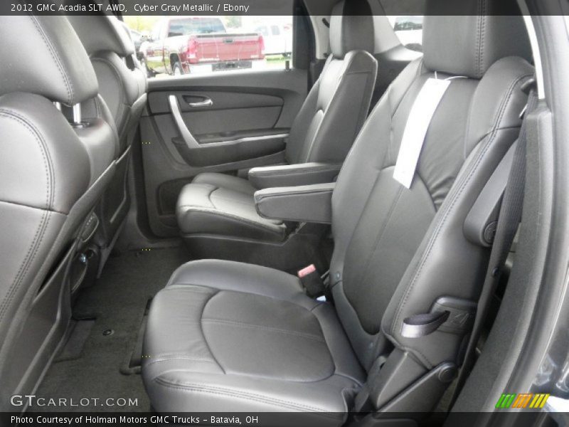 Cyber Gray Metallic / Ebony 2012 GMC Acadia SLT AWD