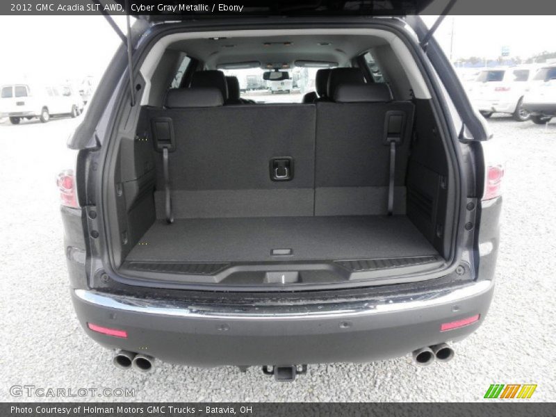 Cyber Gray Metallic / Ebony 2012 GMC Acadia SLT AWD
