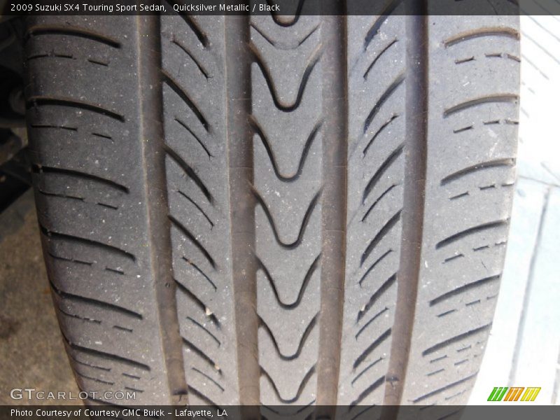 Quicksilver Metallic / Black 2009 Suzuki SX4 Touring Sport Sedan