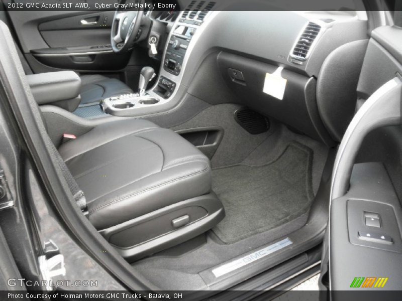 Cyber Gray Metallic / Ebony 2012 GMC Acadia SLT AWD