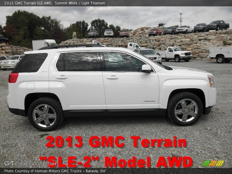 Summit White / Light Titanium 2013 GMC Terrain SLE AWD