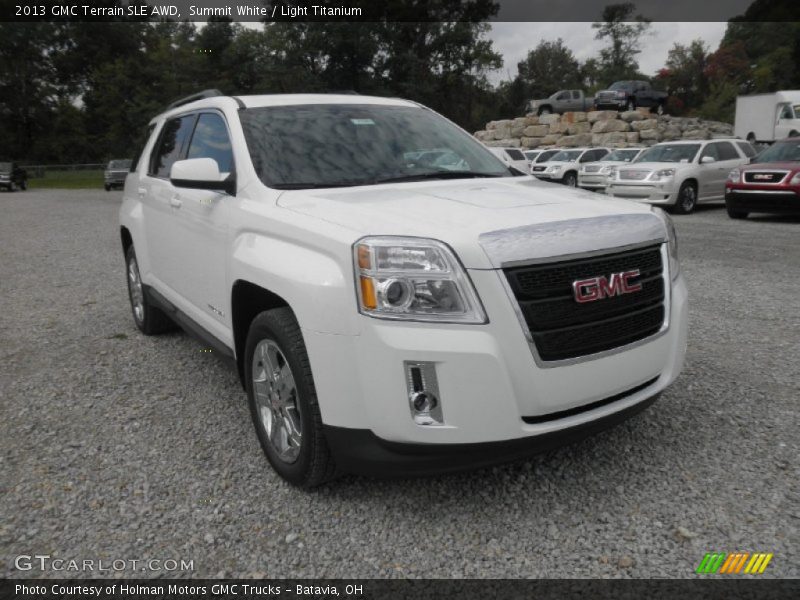 Summit White / Light Titanium 2013 GMC Terrain SLE AWD
