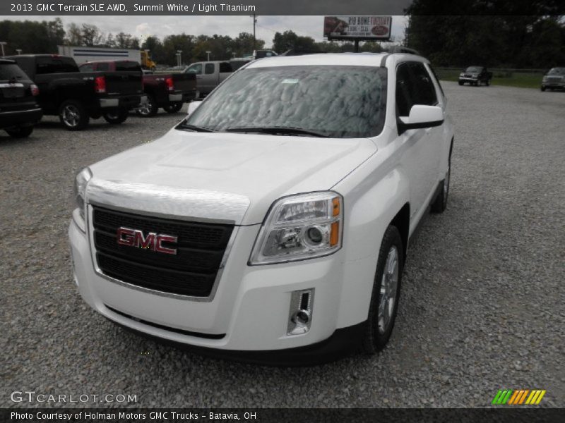 Summit White / Light Titanium 2013 GMC Terrain SLE AWD