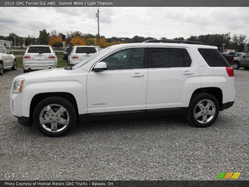 Summit White / Light Titanium 2013 GMC Terrain SLE AWD