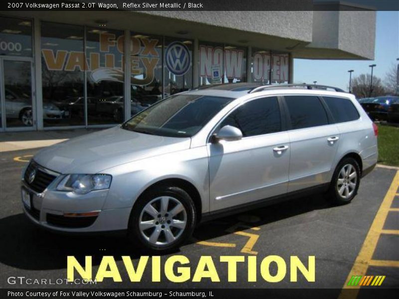 Reflex Silver Metallic / Black 2007 Volkswagen Passat 2.0T Wagon